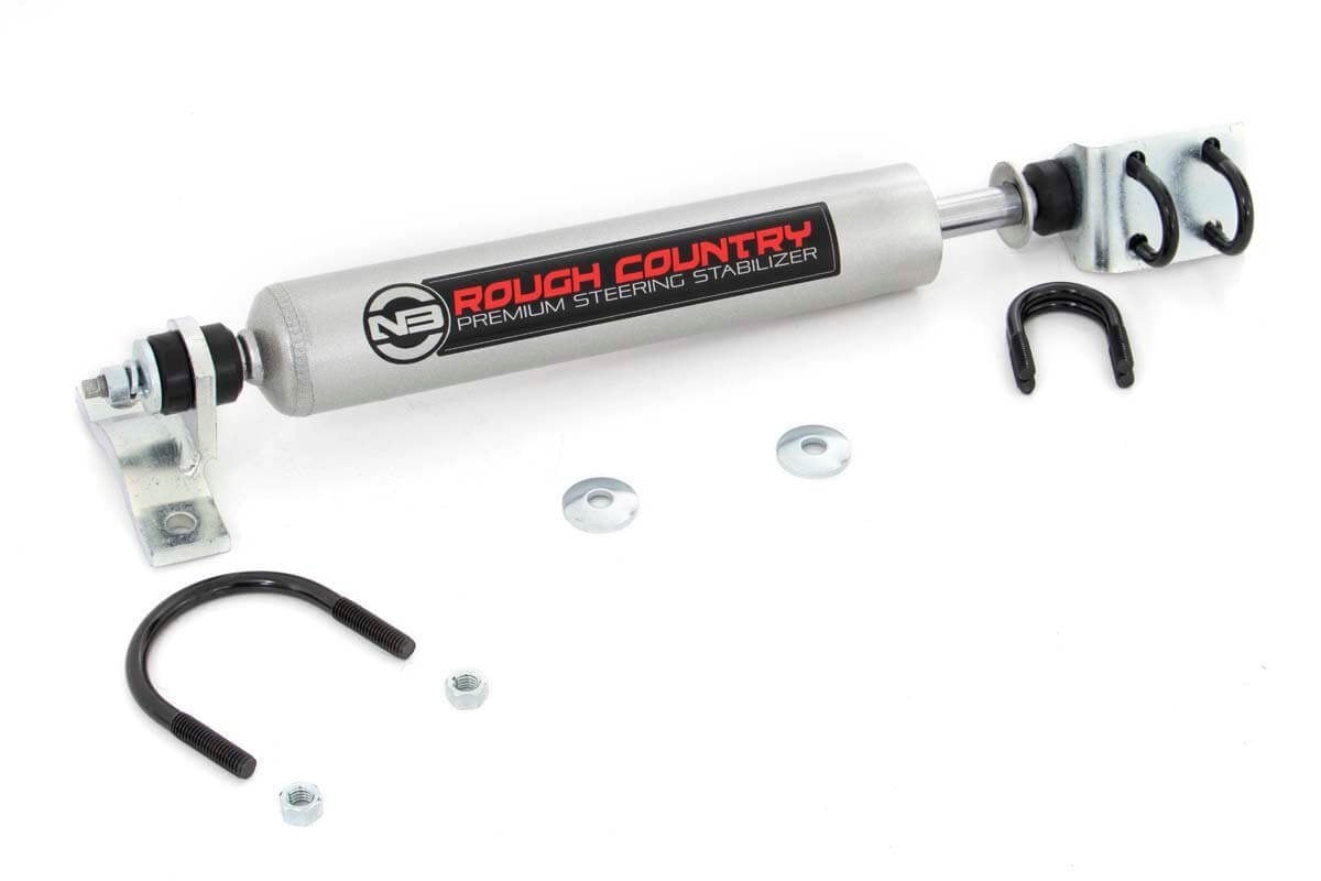 Jeep Scrambler Steering Stabilizer - Rough Country - N3 - '81-'85